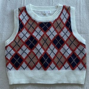 Better Be Cropped Sweater Vest